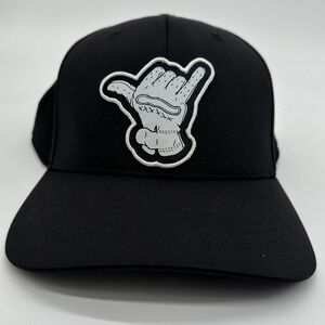 Puma 110 Flex Fit Hats Golf Cap Mens OSFA Black Swag Club Hang Loose Snap Back